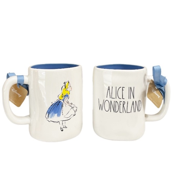 NEW Rae Dunn/Disney ALICE IN WONDERLAND Double Sided Mug - Picture 1 of 6